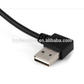 USB2.0 Ángulo recto Tipo A a Tipo B Macho a macho Cable de impresora 1M 2M